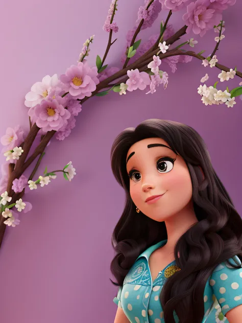 mulher estilo disney pixar, alta qualidade melhor qualidade