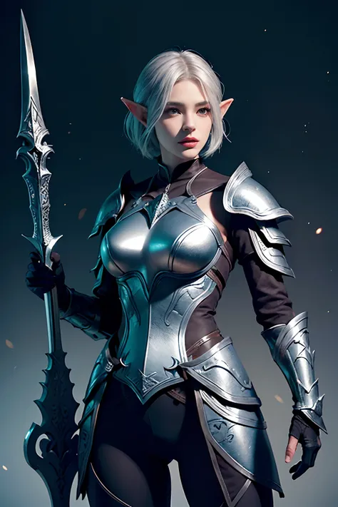 Elora is a mysterious and attractive half-Elf researcher. Her appearance combines elvish elegance with human grace, and her eyes, like the starry sky, shimmer with different shades. Her short silver hair gives her lightness and elvish grace. The character ...