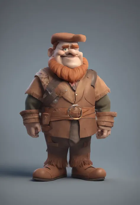 personagem dos desenhos animados de um homem com cicatriz  sobrancelha direita e uma regata preta na academia cabelos Ben cortada pretos , animation character, Caractere estilizado, animation style rendering, 3D estilizado, Arnold Maya render, 3 d render s...