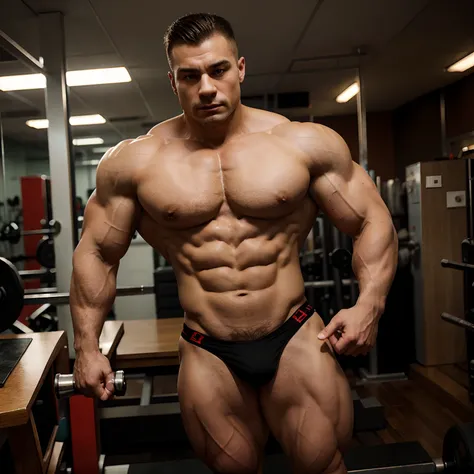 Russian bodybuilder Stereotype, realist