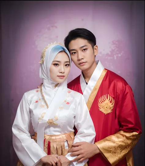 Indonesian wedding, Korean cosplay, professional fotografer capture,8k