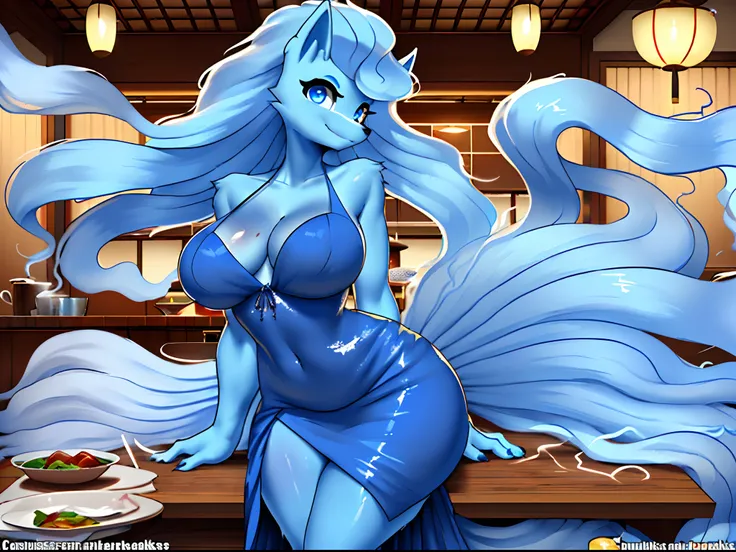 1girl ((Made by Burgerkiss)), ((Alolan Ninetales)), ((solo)), ((big and firm breasts, antrum, extremely detailed, extremely detailed legs, extremely detailed arms, extremely detailed face, perfectly detailed eyes , (perfectly detailed anatomy))), looking a...