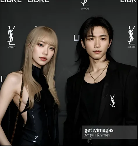 A couple of young men standing next to each other on a red carpet, Cai Xukun, Jin Shan y Ross Tran, Asya Yoranova y Alan Lee, Steven Klein, Getty Images, KDA y Sam Yang, Lv, Alessio Albi y Shin Jeongho, Steven Jung, & Jeehyung Lee & WLOP, Imagen filtrada