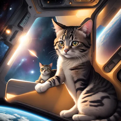 Cat in space