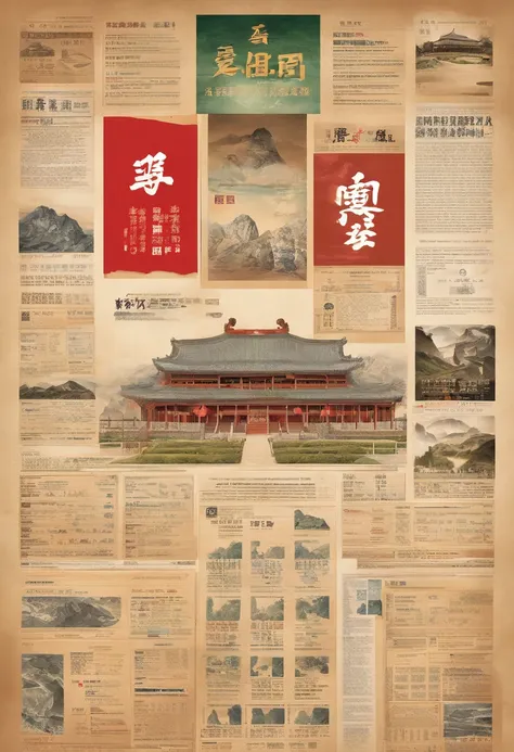 Posters and newspapers that reflect the culture of integrity on Chinese campuses