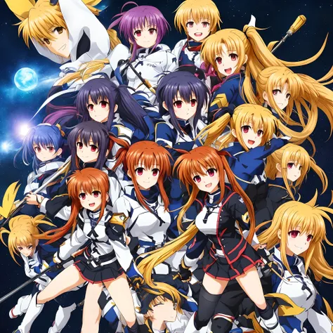 Lyrical Nanoha　a smile　18 forbidden　opening legs　Takamachi Nanoha　realisitic