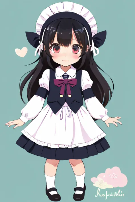 a close up of a person in a dress and a hat, small loli girl, small curvy loli, Lori, anime chibi, nffsw, Cute!! Chibi!!! Schoolgirl, anime moe art style, lolish, Cute Anime, Chibi Anime, sakimimichan, Chibi Anime Girl, anime opening, hololive, (Anime Girl...