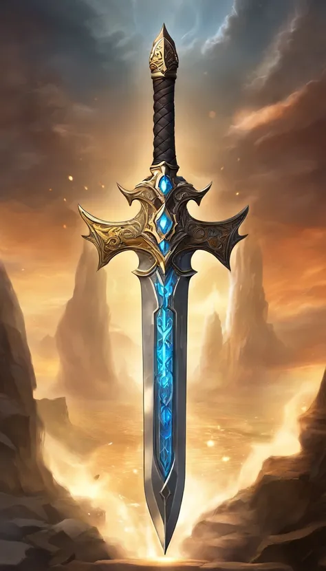 (best quality,4k,8k,highres,masterpiece:1.2),ultra-detailed,realistic,mastersword,legendary weapon,precise craftsmanship,detailed hilt,sharp blade,properly proportioned,beautifully textured,mythical sword,iconic symbol,heros weapon,forged by the gods,sword...