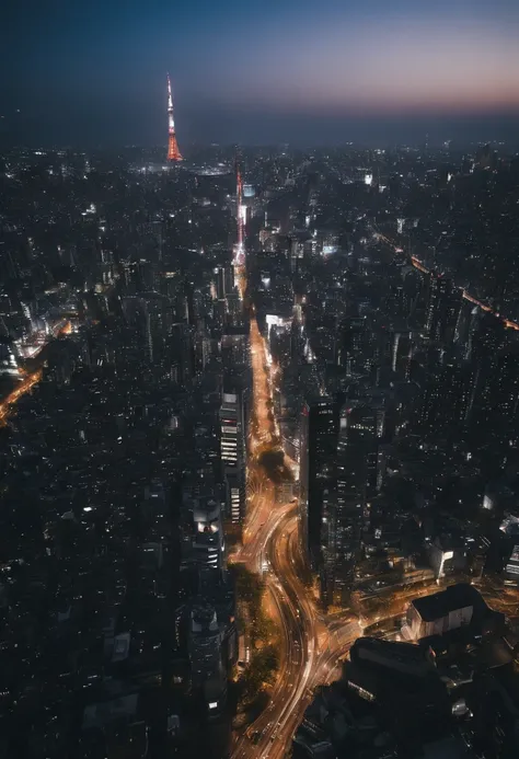 Futuristic cities、kosmos、spaceships、Spaceship Base、Spacecraft Airfield、Huge city、Futuristic City Tokyo、Tokyo 100 Years Later、Megalopolis Tokyo、Skyscrapers in Nishi-Shinjuku、Huge birds-eye view of Tokyo、See the full picture