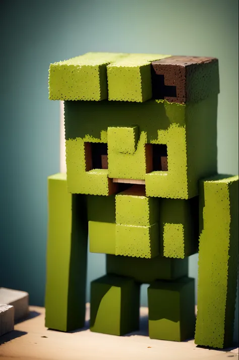 1980’s dark fantasy Minecraft creeper