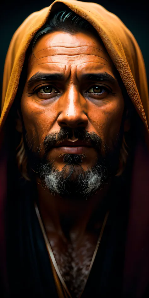 Jesus Christ and His Disciples, clivagem, Very detailed, dramatic lighting, digital art trending on Artstation 8k HD high definition detailed realistic, circunstanciado, textura da pele, hiper detalhado, Ultra High Resolution Realistic Skin Texture, (fotor...