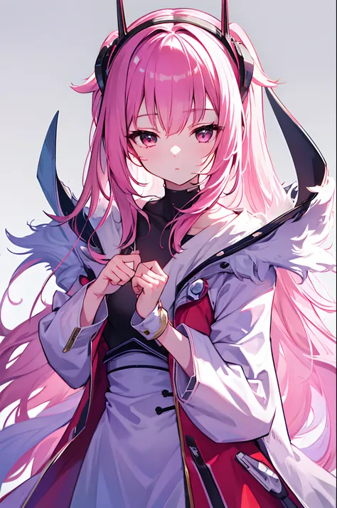 masterpiece, high quality, best quality, ultra detailed, girl with pink hair