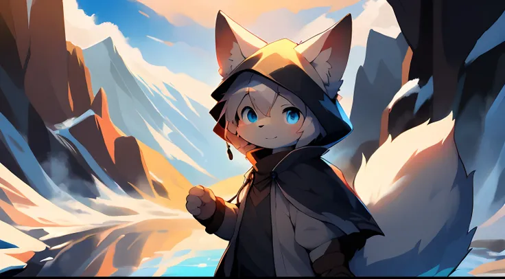 (Bright environment:0.8),Masterpiece,High quality,abstract res,Digital painting(artwork of a), by Dagasi, Yupa,Kiyosan,(anthro,Fluffy fur,Character focus:1.1),anthro male cat,Short hair,Portrait , eyes with brightness, in a panoramic view, Character focus....