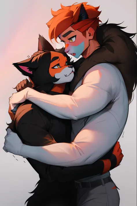 Furry, meowscles fortnite,  gay, two guys,