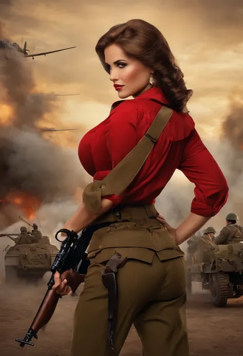 World war girls ,big boobs, sexy