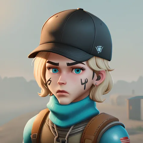 Fortnite dummy with hat toon