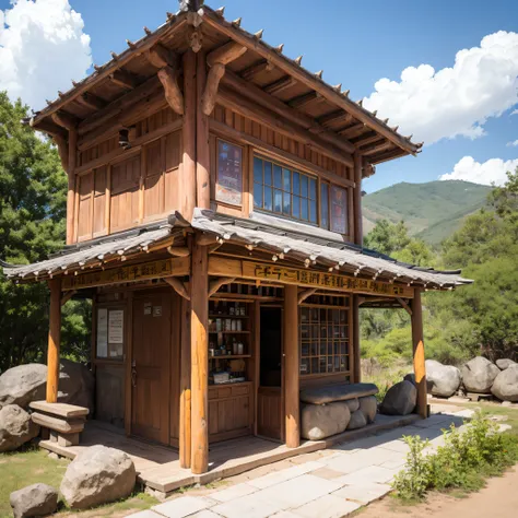 32K（tmasterpiece，k hd，hyper HD，32K）snowy peak(mont)Treasure House(kiosk)Near Lantian(village)， Deadwood(hut)Three blankets(hali)One hole in the sky(boulders)。 Half Ridge(kiosk)Huacheng(kiosk)Wordless stone(stele)， Wan Song(close)Snow Peak(pathway)There is ...