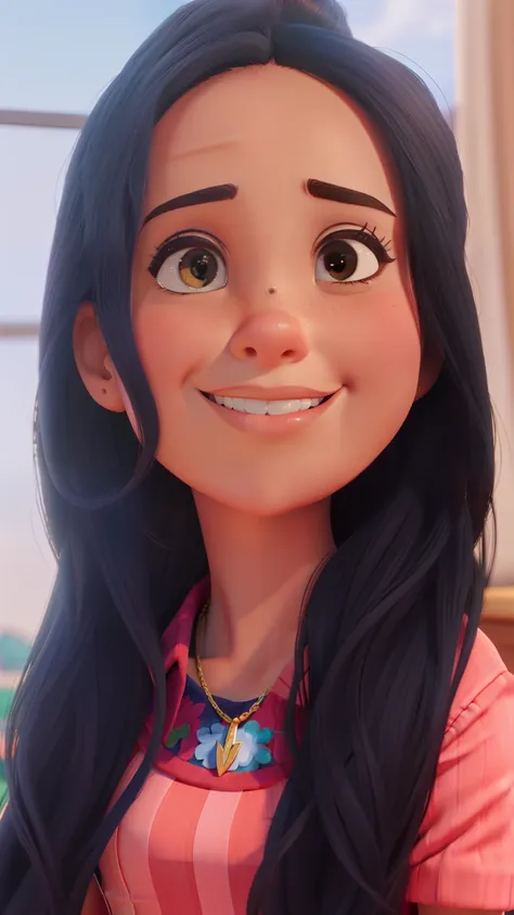 01 mulher morena, Disney Pixar, alta qualidade, melhor qualidade