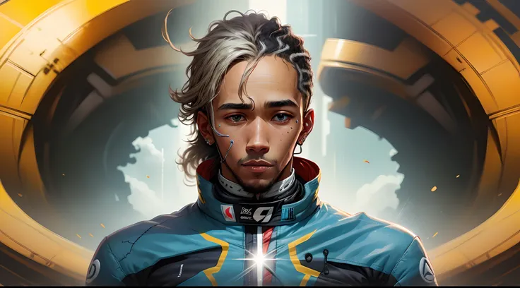 Lewis Hamilton staring in Accel World