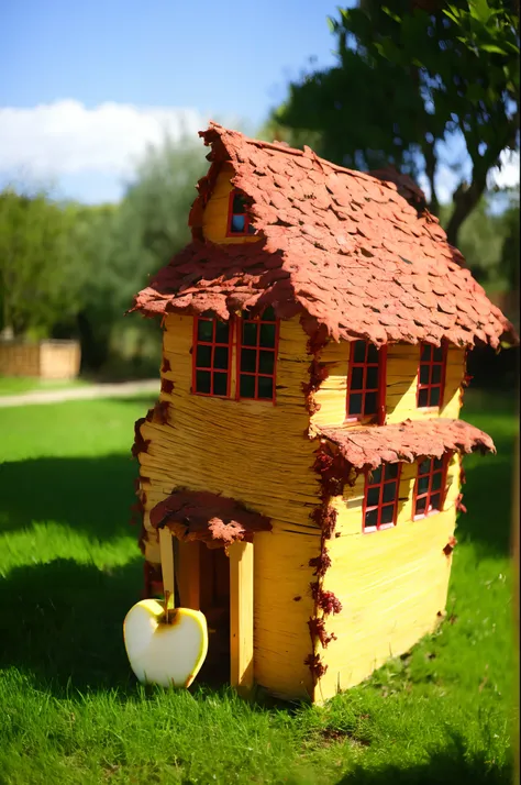 house made of apple