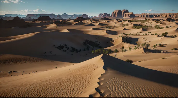 horizon zero dawn desert landscape, extrem detailed, rgx