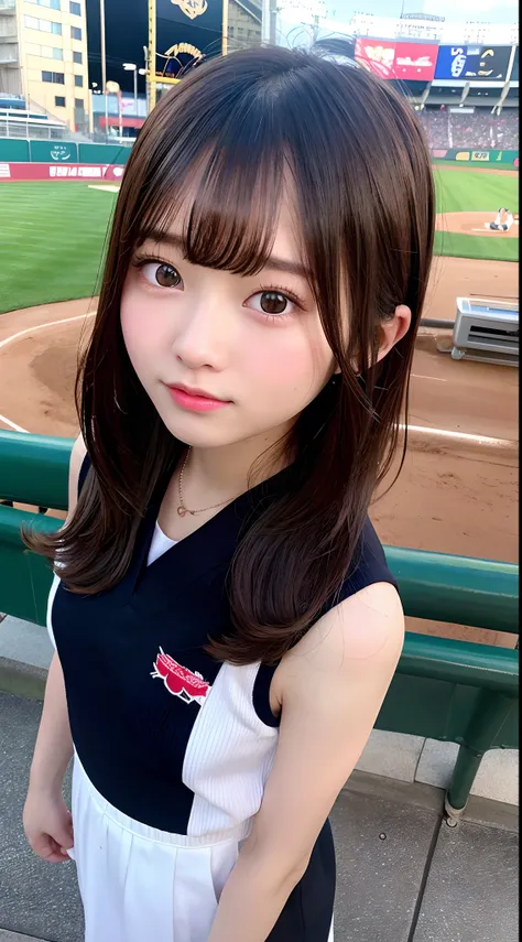 8K raw photos、hight resolution、abdominals、ribbed、A dark-haired、Beautiful at 22 years old Japan、with round face、Very small lips、Round Big、Valley、beautiful eyes finely detailed、long eyeslashes、Beautiful double eyelids、Sanpaku eyes、Duck mouth、Blunt bangs、Okap...