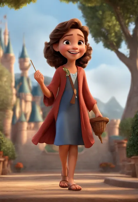 description: Make a Girl 
Features: She is 5 years old, brown shanks and is missing a tooth in the front of this toothless 
Scenario: Tipo de desenho Disney
Compartilhar: She is dressed in a graduation gown holding a straw and laughing showing the flaw in ...