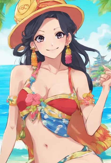 Boa hancock one piece the beach