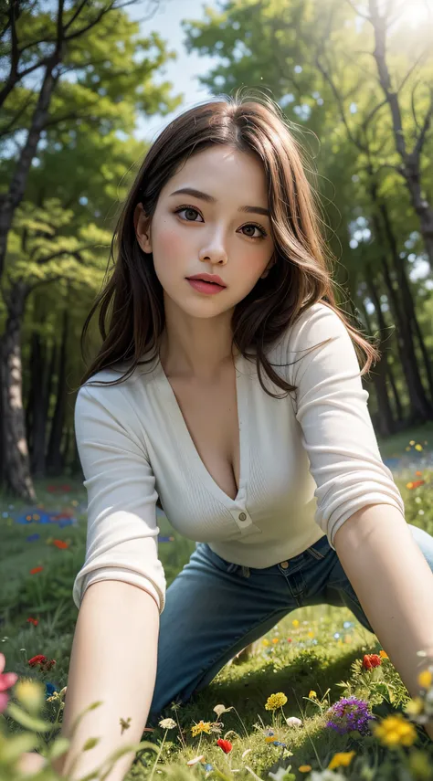 (1girl), extremely beautiful, extremely cute, Amazing face and eyes, (big round eyes:1.15), (extremely detailed beautiful face), extremely detailed CG unified 8k wallpaper, Highly detailed, High-definition raw color photos, professional photograpy, Realist...