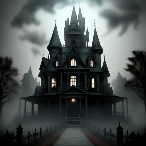 Create a haunted mansion of terror