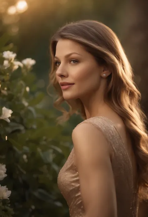 (best quality, 4k, highres, realistic:1.2), ultra-detailed, (portraits:1.1), (Melissa Benoist)beautiful detailed face and features, (nude:1.1)natural and tasteful depiction, (vivid colors:1.1), soft and warm color palette, (studio lighting)natural and soft...