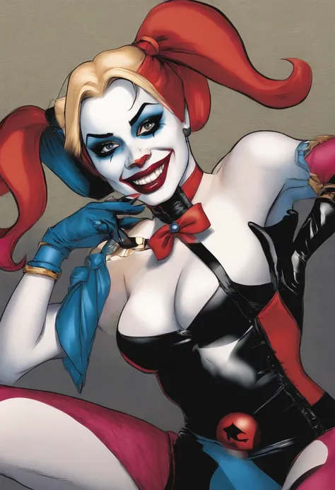 Harley Quinn showing you her vagina