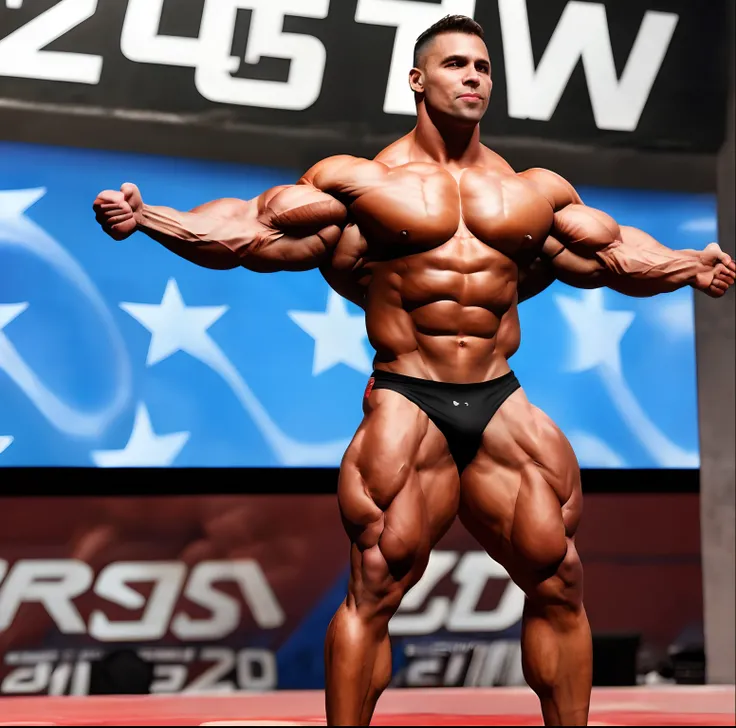 Sam sulek winning 2025 Mr.Olympia body building competition