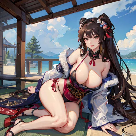 ((Enormoussuper huge breasts!!,Her side breasts are very protruding!!,amazing saggy breasts!!)) close to viewe. breast focus,beautiful asian girl, smile, shy, bursting smile,japanese model, (Her breasts are unusually large for her body type)asian girl, sex...