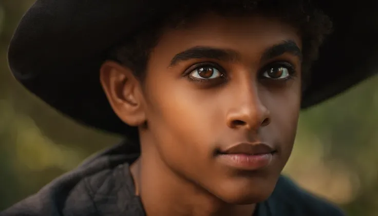 Big eyes，Portrait of a handsome young man