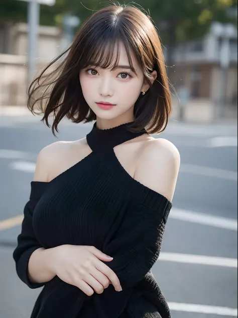 Detailed details,、hight resolution、hightquality、Perfect dynamic composition、Beautiful detailed eyes、short-hair、Small breasts、Natural Color Lip、Kamimei、Shibuya、20 years girl、1 persons、Transparent skin、Glowing hair、masutepiece、Best Quality、finely detail、high...