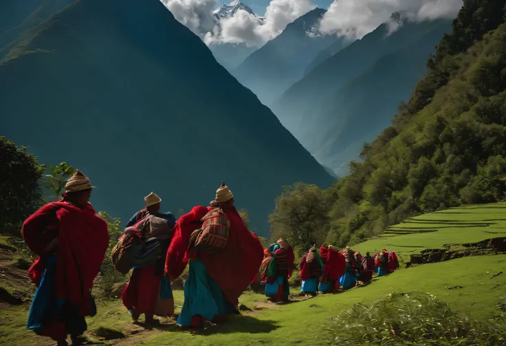 A group of Tamang caste in the Nepalese mountains in which the culture of those people is reflected.