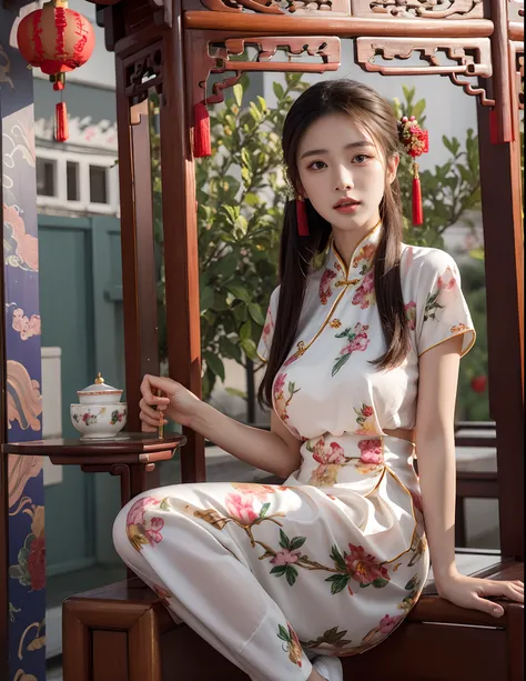 Face of beautiful Chinese woman