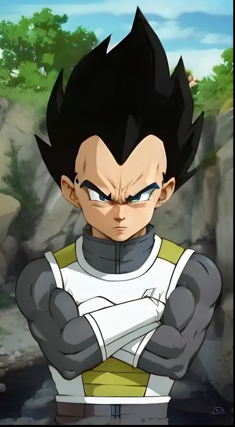 Hyperrealistic version of Vegeta, hyperdetailed, 8k, hyperrealistic