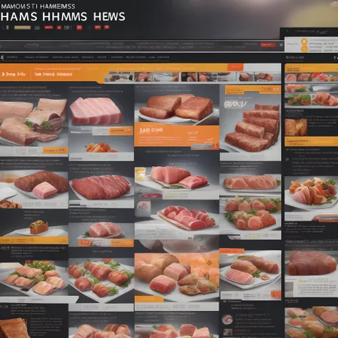 Make news channel background called HAMS News