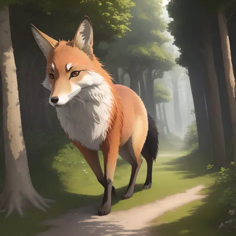 Un renard des studio Ghibli