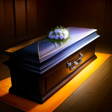 The coffin of andy and leyley