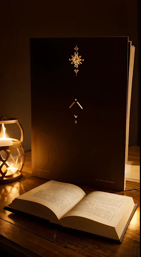 The book has a beautiful radiant aura.