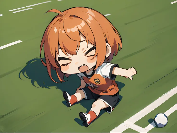 play soccer, Chibi Chara, masutepiece, Best Quality, Super Detail