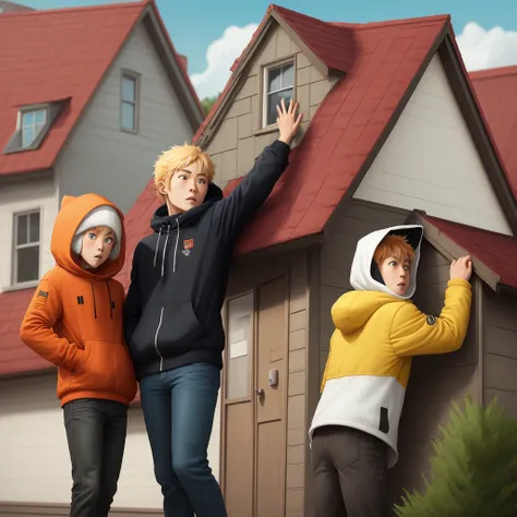 Who is William Rho and Kenny McCormick on my house by Guillaume Parker