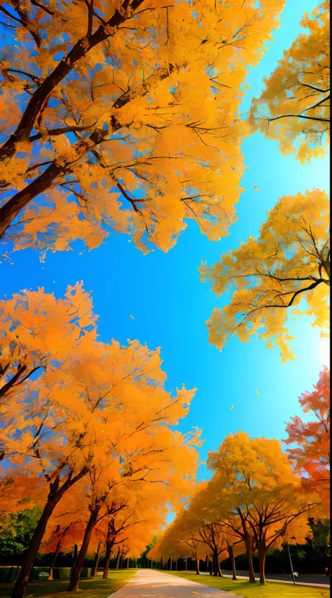 Late autumn，It is a poetic and beautiful season，It gives a unique perspective and feel。Here are some descriptions of the late autumn landscape：

1. Colorful leaves：Late autumn，The leaves begin to change color，Gradually change from green to yellow、Orange co...