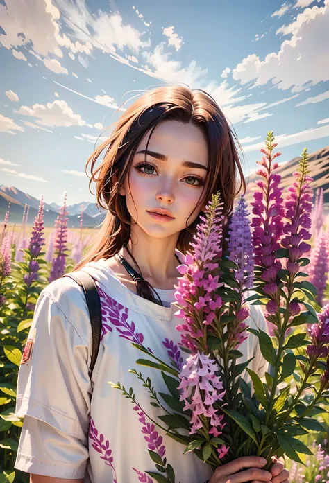 higly detailed, Background, Fireweed, High Quality 8K