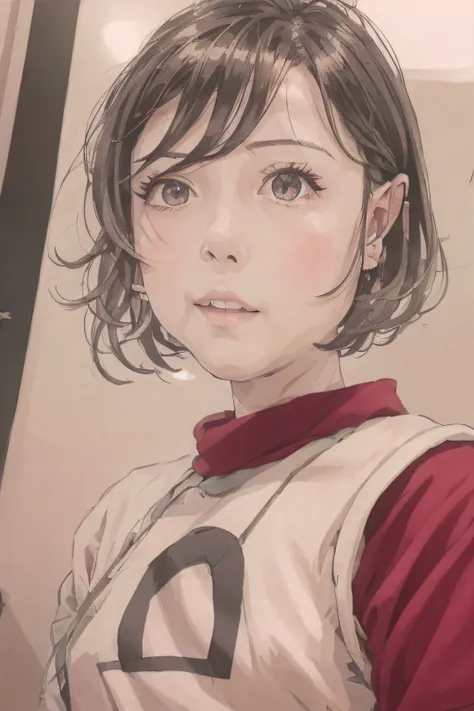 short hair girl,a beautiful anime portrait, detailed portrait of an anime girl, portrait of an anime girl, portrait anime girl, ...