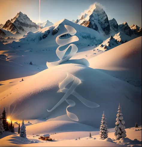 Best quality,4K,8K,A high resolution,Masterpiece:1.2,Ultra-detailed,Realistic,Photorealistic:1.37,Snowy mountains,in wonderland,Peaceful atmosphere,Majestic peaks,New snow,Cold and peaceful environment,Sparkling ice,Fresh air,Peaceful silence,Snow-capped t...