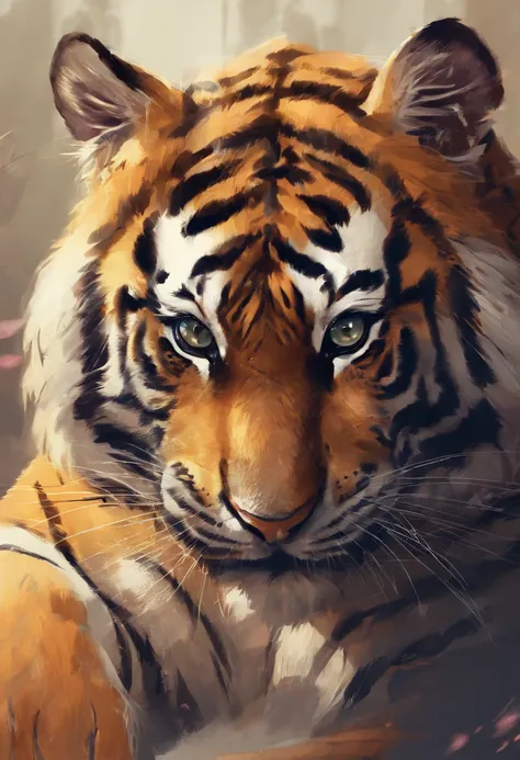 Cute tiger